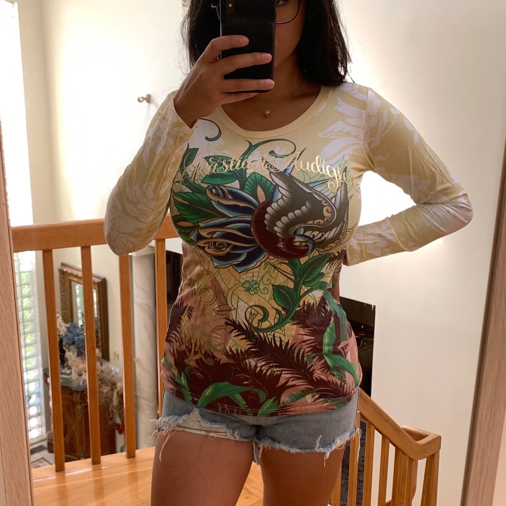 Vintage Christian Audigier Top